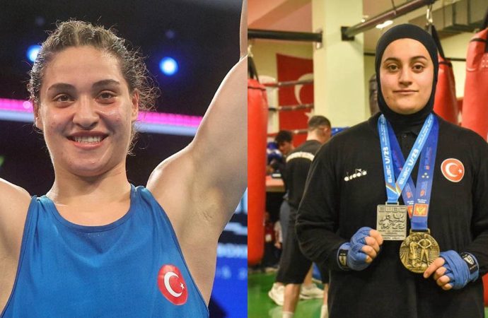 Dünya Boks Şampiyonası’nda Büşra Işıldar, Şeyma Düztaş ve Buse Naz Çakıroğlu yarı finalde