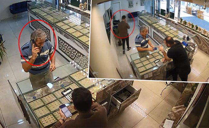 Dolandırılmaktan kuyumcunun dikkati kurtardı