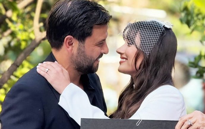 Mardin’de nişan, İzmir’de nikah: Sevda Erginci ve Efe Saydut evlendi
