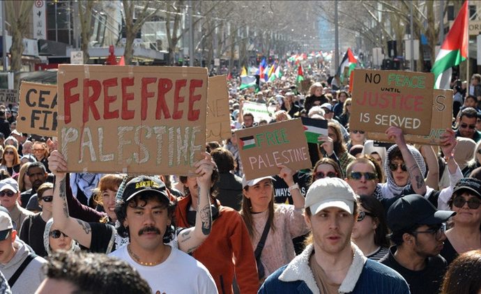 Avustralya’da Gazze protestoları yüzüncü haftada