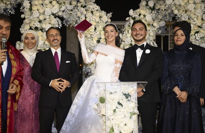 Fahrettin Altun oğlunu evlendirdi