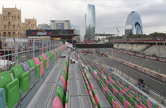 Bakü sokakları Formula 1 pistine dönüştürüldü