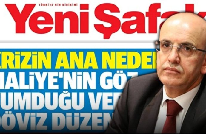 YeniŞafak ile Mehmet Şimşek savaşı kızıştı: Karşılıklı açıklamalar havada uçuşuyor