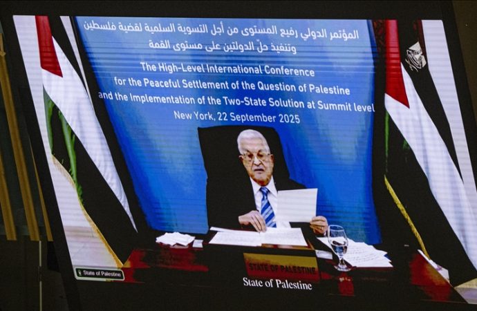 Mahmud Abbas, BM’ye uzaktan konuştu, Hamas’tan silah bırakmasını istedi