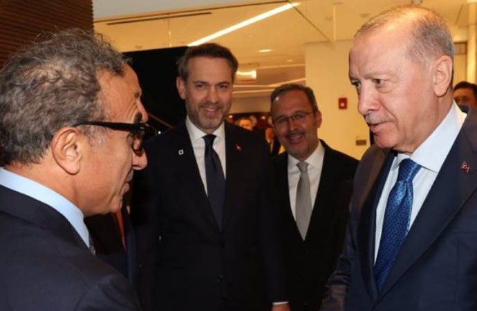 Erdoğan, Türkiye-ABD İş Konseyi Başkanı Hamdi Ulukaya ve ABD’li üst düzey şirket yöneticileriyle görüştü