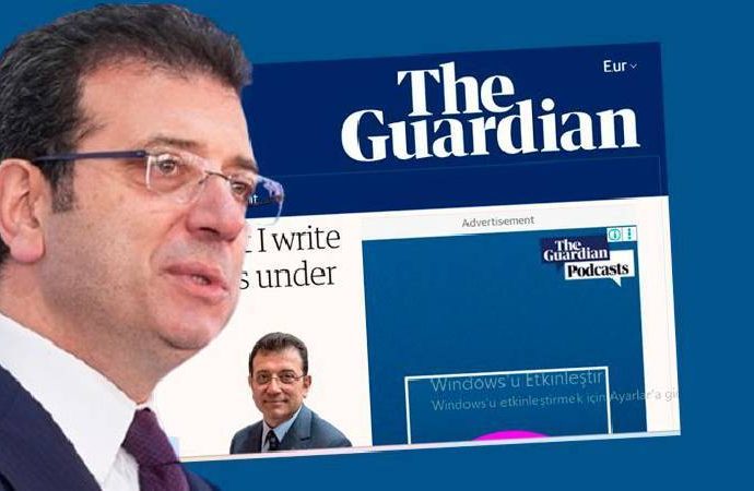 İmamoğlu Guardian’a yazdı: Demokrasimiz ciddi tehdit altında