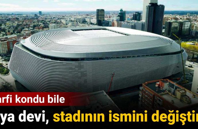 Dünya devi stadının ismini kısaltıyor