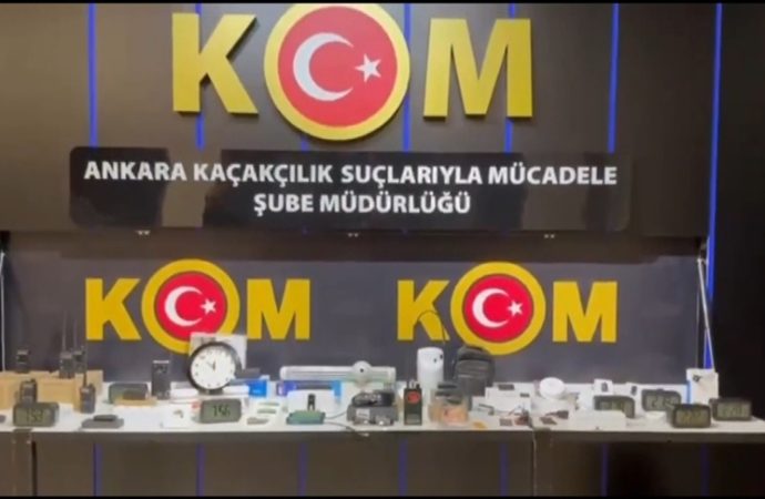 ‘Özel hayat casusu’ cihazlar ele geçirildi