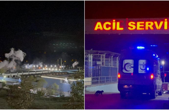 Fabrikada gaz sızıntısı: 32 işçi hastaneye kaldırıldı