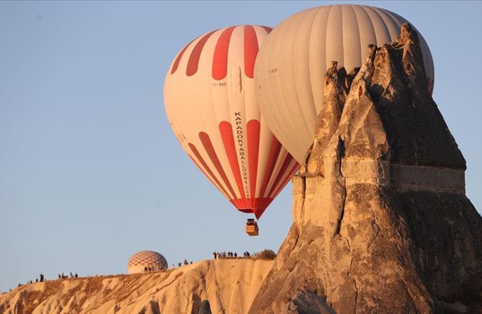 Çinli turistler ‘Altın Hafta’ tatilinde Kapadokya’ya koştu
