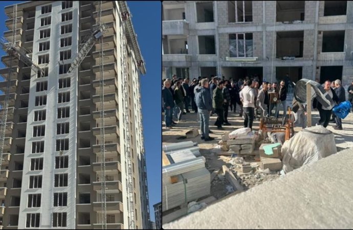 12’nci kattan düşen iki işçi hayatını kaybetti