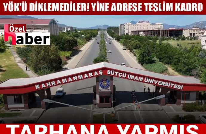 Yine adrese teslim kadro: Tarhana yapmış öğretim görevlisi aranıyor