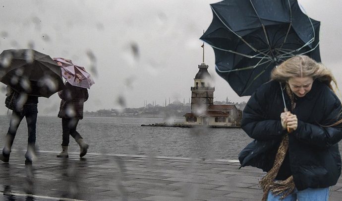 20 kente turuncu ve sarı alarm: Kuvvetli yağış ve fırtına var