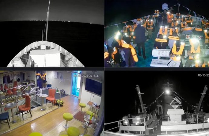 İsrail şimdi de Özgürlük Filosu Koalisyonu’ndaki gemilere saldırıya başladı