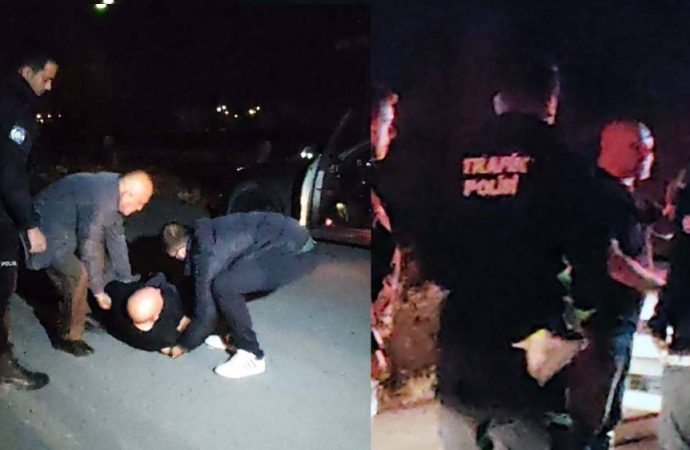 Alkollü sürücü, ‘Valiyi arayacağım’, yanındaki yolcu ise ‘Babam hakim’ diye polisi tehdit etti: 2 tutuklama