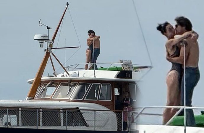 Eski başbakan ‘yakın dost’uyla öpüşürken yakalandı