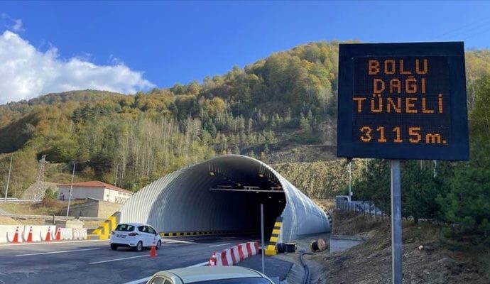 Bolu Dağı Tüneli İstanbul yönünde günde beş saat kapanacak