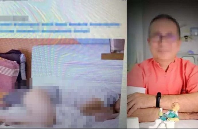 Hastaların mahrem görüntülerini paylaştı