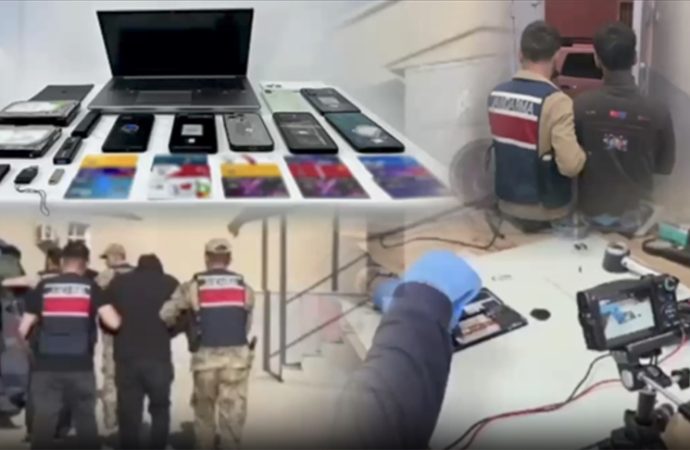 Siber suç operasyonu: 61 kişi gözaltında