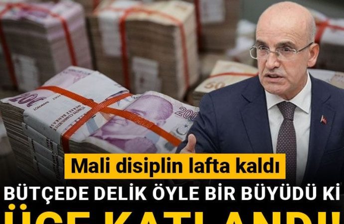 Bütçe ilk dokuz ayda 1,2 trilyon açık verdi