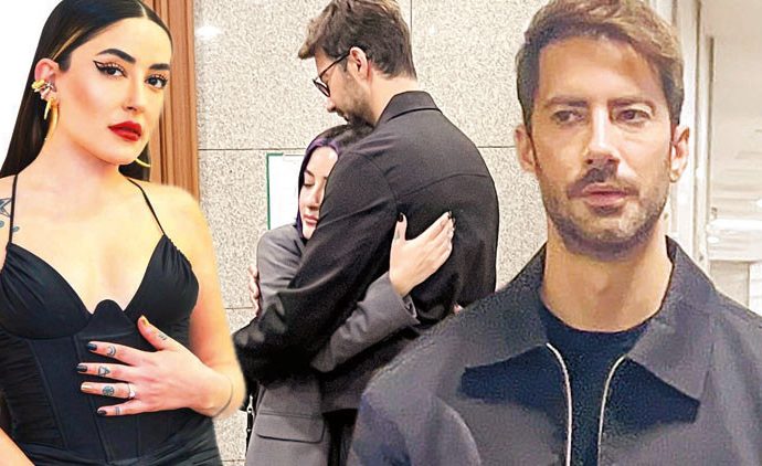 İki yıllık evlilik bitti, sarılarak boşandılar