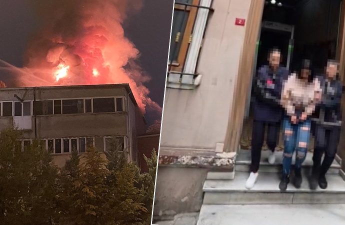Sevgilisi kapıyı açmadı, kadın da öfkeden yangın çıkardı