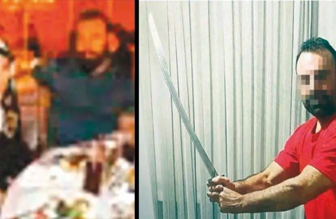 Evde kılıçla gezen kocaya açtığı boşanma davasından vazgeçti: Şans vermek istiyorum