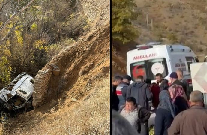 Öğrenci servisi uçuruma yuvarlandı: Biri ağır 14 yaralı var