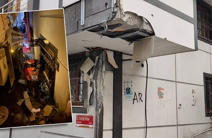 Makinist hakimiyetini kaybetti, vinç dehşet saçtı