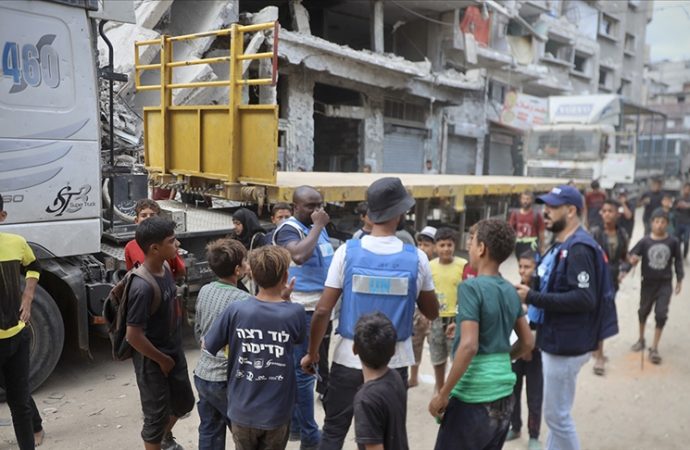 Ateşkesin ardından Gazze Şeridi’nde 1 milyon kişiye gıda paketi ulaştı