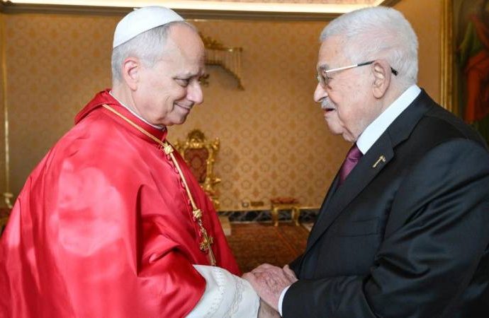 Filistin Devlet Başkanı Abbas Vatikan’da Papa 14. Leo ile görüştü