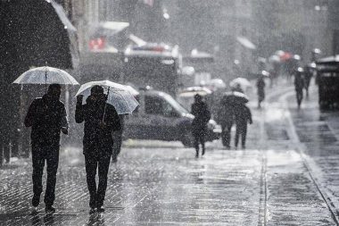 Meteoroloji’den birçok il için sağanak uyarısı