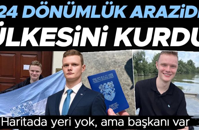 Haritada yeri yok, ama başkanı var 124 dönümlük ülke