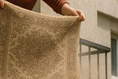 Balkondan halı silkeledi, üç ay hapis cezası aldı