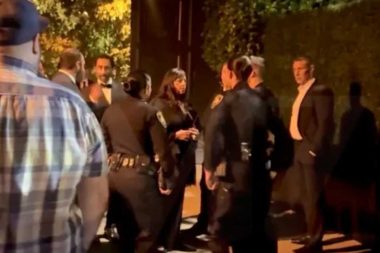 Ünlüler geçidi partiye polis baskını