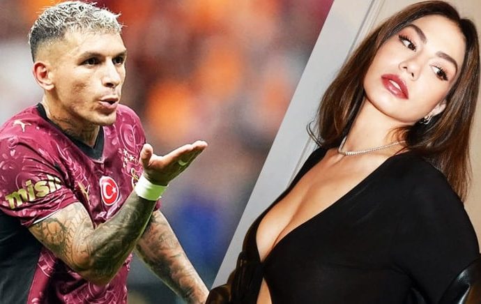 Lucas Torreira, Demet Özdemir’e kalp attı