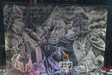 Belgrad’da skandal pankart: Murad’ı biz öldürdük