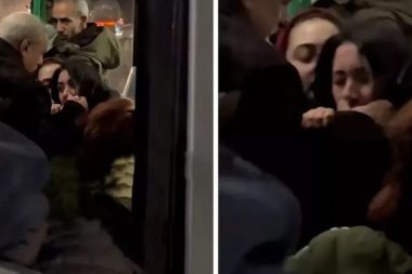 Otobüste ısırılan kadın feryat etti: Çek ağzını şuradan