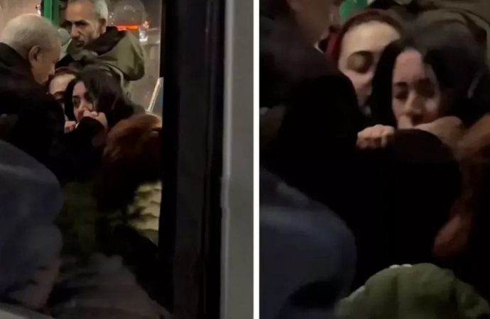 Otobüste ısırılan kadın feryat etti: Çek ağzını şuradan