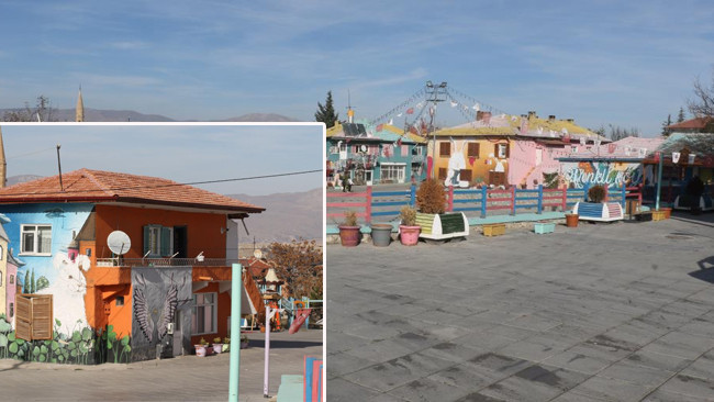 Ankara’nın ortasında ‘Renkli köy’: Duyan akın ediyor