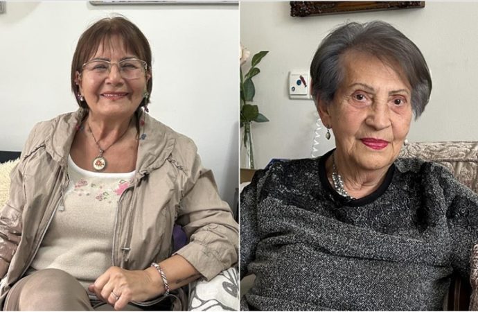 Aynı okulu bitirip öğretmen, zümre arkadaşı ve huzurevi komşusu oldular