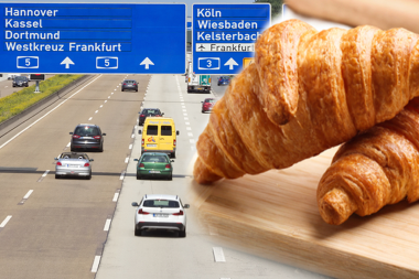 Yolda iki kruvasan yediler, uluslararası kriz çıktı