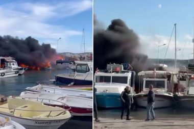 Çeşme’de barınakta yangın: 7 tekne yandı