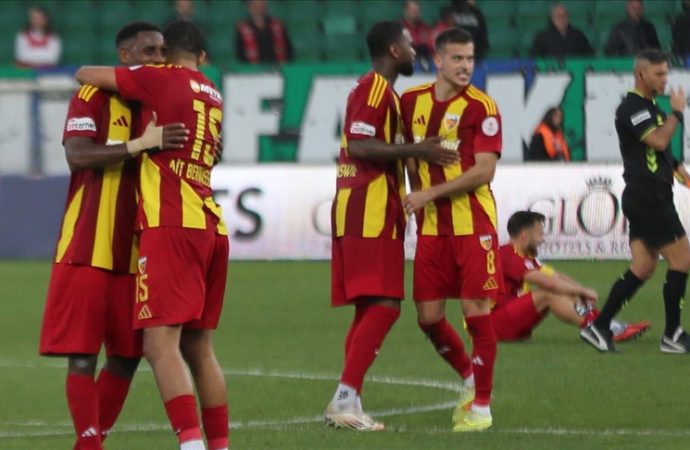 Kayseri, Rize’de kazandı