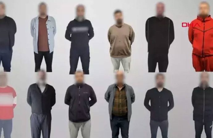 Kırmızı bültenle aranan 12 suçlu getirildi