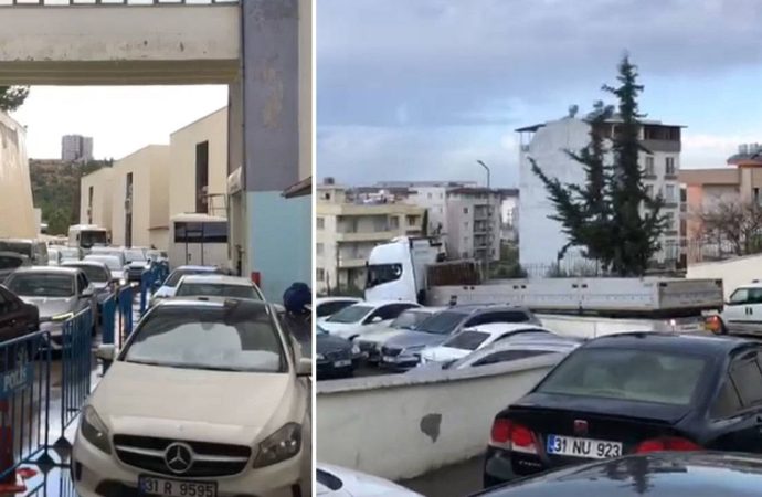 TIR hastane yolunu kilitledi: ‘Beni buraya konumdaki kadın getirdi’