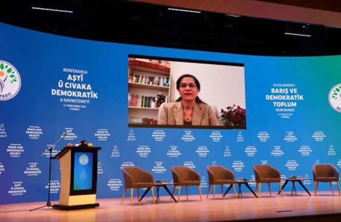 İlham Amed, DEM Parti konferansına bağlandı: Suriye’deki barış Türkiye’yi de etkiliyor