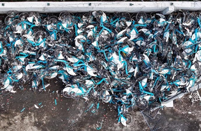 İstanbul Belediyesi’nin bisikletlerinin haline bakın