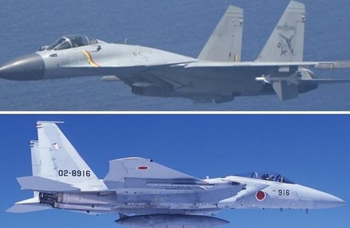 Savaş uçakları birbirine kilitlendi: Sarı Deniz’de eller tetikte