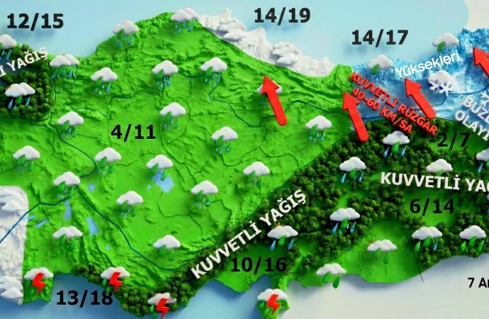 İstanbul’da pazar siklonu 17 saat sürecek